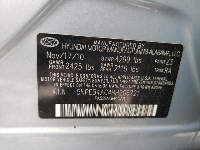 Photo 11 VIN: 5NPEB4AC4BH206721 - HYUNDAI SONATA 