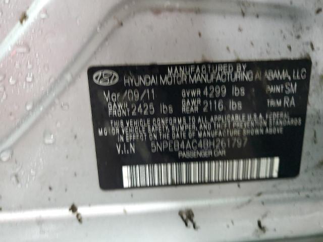 Photo 11 VIN: 5NPEB4AC4BH261797 - HYUNDAI SONATA 