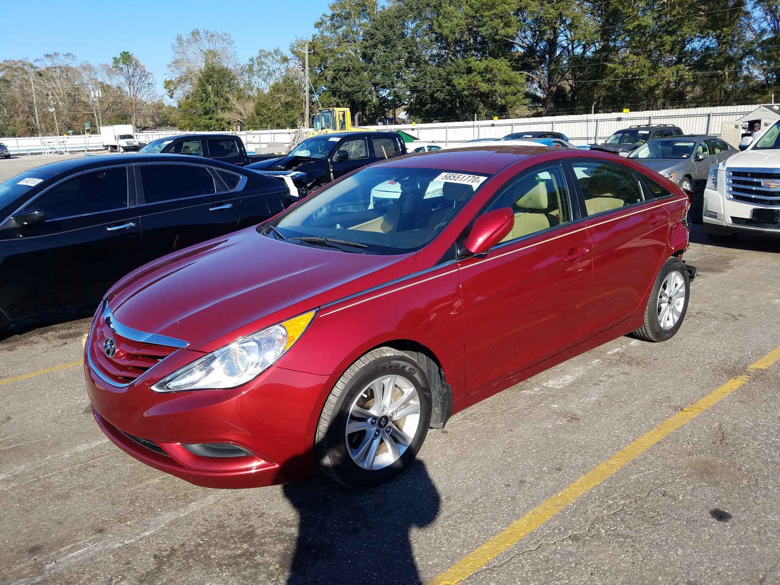 Photo 1 VIN: 5NPEB4AC4CH368298 - HYUNDAI SONATA GLS 