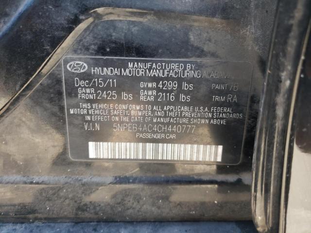 Photo 11 VIN: 5NPEB4AC4CH440777 - HYUNDAI SONATA GLS 