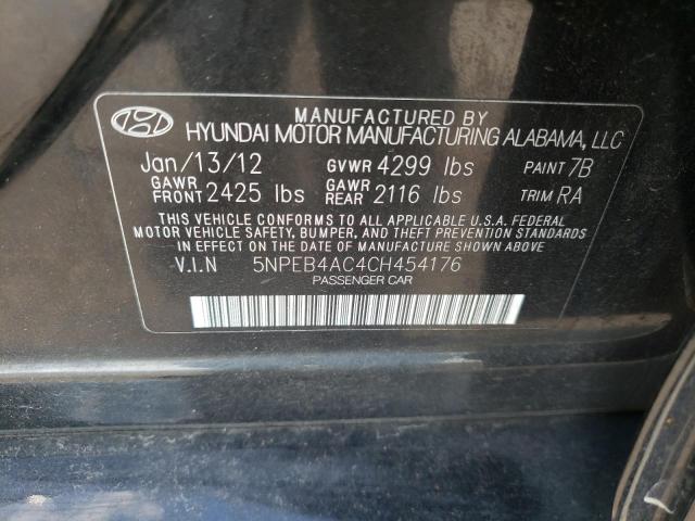 Photo 11 VIN: 5NPEB4AC4CH454176 - HYUNDAI SONATA GLS 