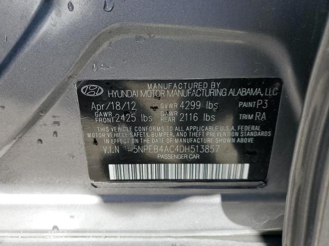 Photo 11 VIN: 5NPEB4AC4DH513857 - HYUNDAI SONATA 