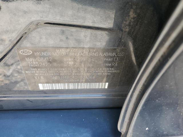 Photo 11 VIN: 5NPEB4AC4DH524664 - HYUNDAI SONATA GLS 