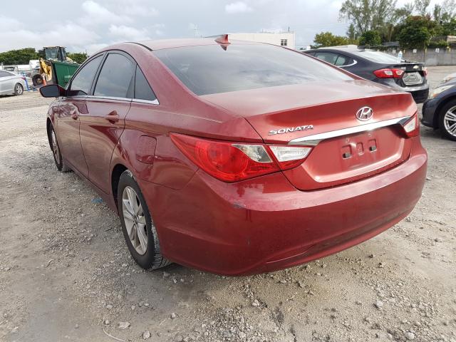 Photo 2 VIN: 5NPEB4AC4DH529136 - HYUNDAI SONATA GLS 