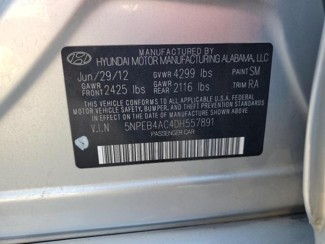 Photo 11 VIN: 5NPEB4AC4DH557891 - HYUNDAI SONATA 