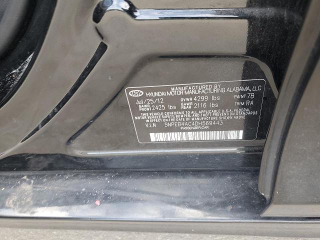 Photo 12 VIN: 5NPEB4AC4DH569443 - HYUNDAI SONATA 