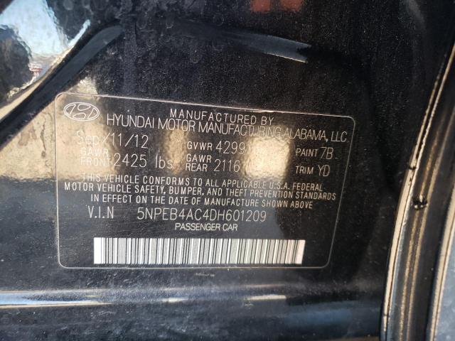 Photo 11 VIN: 5NPEB4AC4DH601209 - HYUNDAI SONATA 