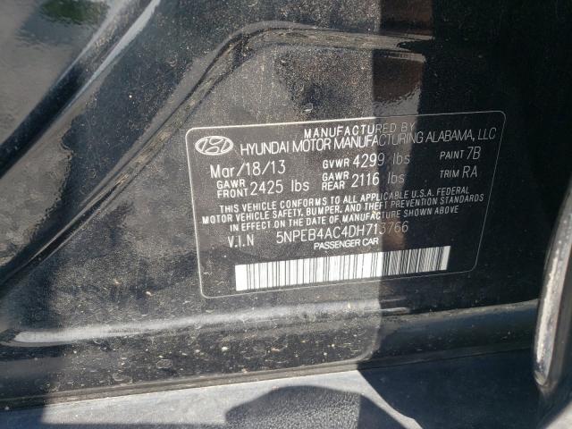 Photo 9 VIN: 5NPEB4AC4DH713766 - HYUNDAI SONATA GLS 