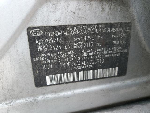 Photo 11 VIN: 5NPEB4AC4DH725710 - HYUNDAI SONATA 