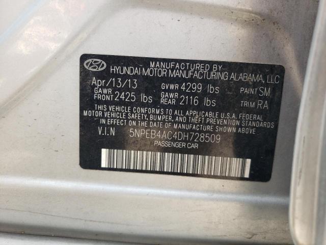 Photo 11 VIN: 5NPEB4AC4DH728509 - HYUNDAI SONATA GLS 