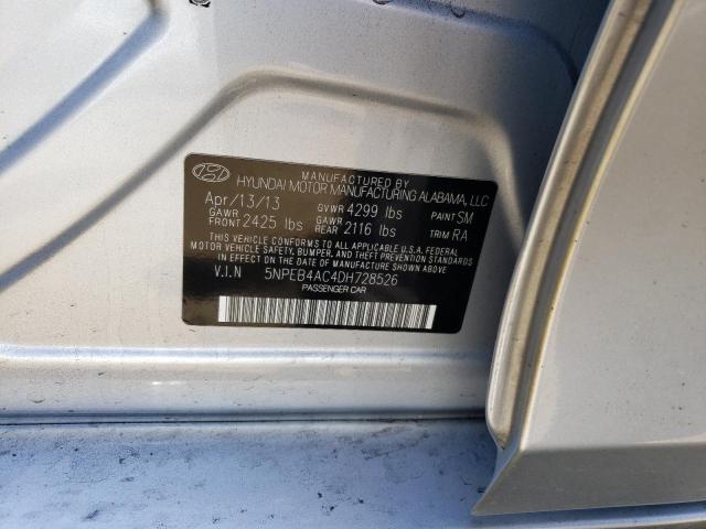 Photo 11 VIN: 5NPEB4AC4DH728526 - HYUNDAI SONATA GLS 