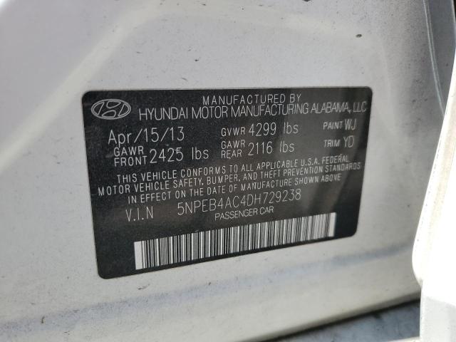 Photo 11 VIN: 5NPEB4AC4DH729238 - HYUNDAI SONATA GLS 