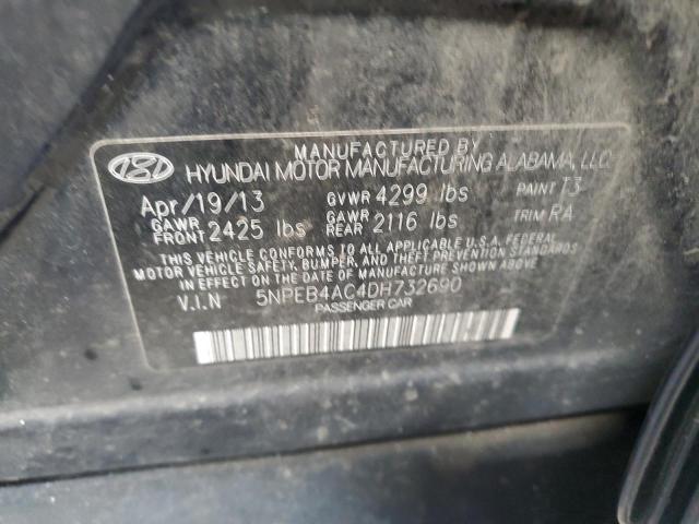 Photo 11 VIN: 5NPEB4AC4DH732690 - HYUNDAI SONATA GLS 