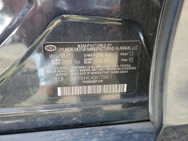 Photo 11 VIN: 5NPEB4AC4DH739817 - HYUNDAI SONATA GLS 