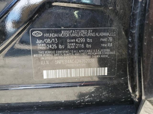 Photo 9 VIN: 5NPEB4AC4DH762028 - HYUNDAI SONATA GLS 