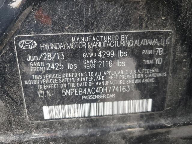 Photo 11 VIN: 5NPEB4AC4DH774163 - HYUNDAI SONATA GLS 