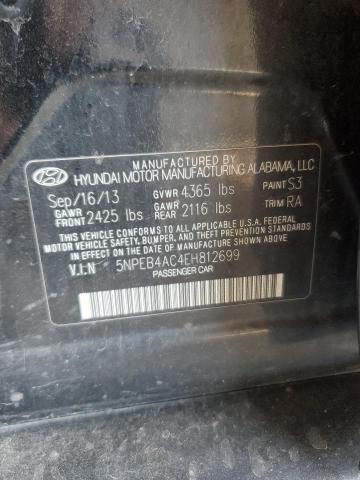 Photo 12 VIN: 5NPEB4AC4EH812699 - HYUNDAI SONATA GLS 