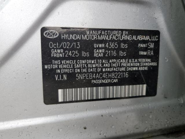 Photo 11 VIN: 5NPEB4AC4EH822116 - HYUNDAI SONATA 