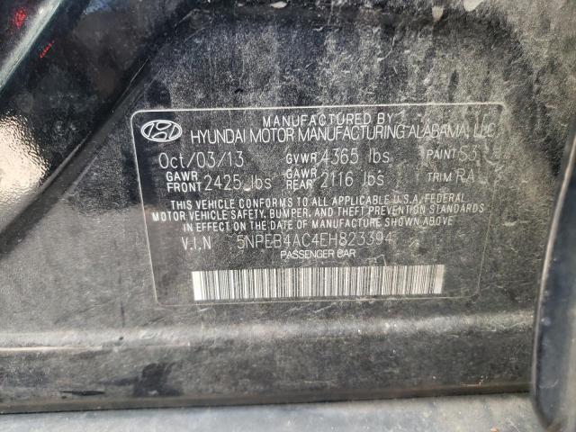 Photo 9 VIN: 5NPEB4AC4EH823394 - HYUNDAI SONATA GLS 