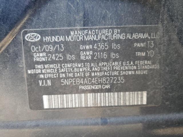 Photo 11 VIN: 5NPEB4AC4EH827235 - HYUNDAI SONATA GLS 