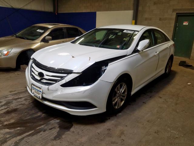 Photo 1 VIN: 5NPEB4AC4EH861868 - HYUNDAI SONATA GLS 