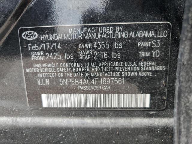 Photo 9 VIN: 5NPEB4AC4EH897561 - HYUNDAI SONATA GLS 