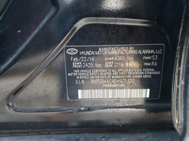 Photo 9 VIN: 5NPEB4AC4EH901320 - HYUNDAI SONATA GLS 