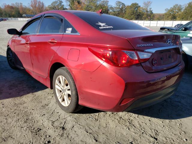 Photo 2 VIN: 5NPEB4AC4EH902502 - HYUNDAI SONATA GLS 