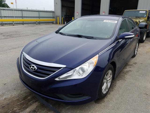 Photo 1 VIN: 5NPEB4AC4EH907845 - HYUNDAI SONATA GLS 