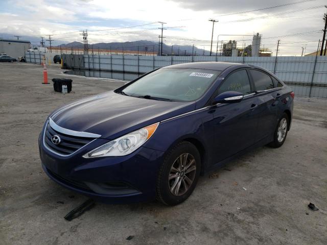 Photo 1 VIN: 5NPEB4AC4EH912799 - HYUNDAI SONATA GLS 