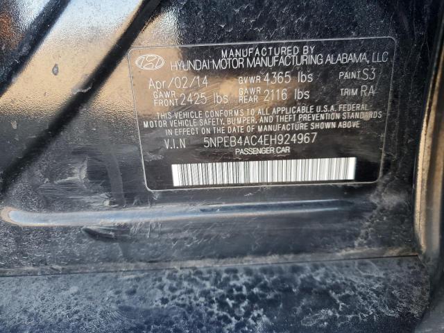 Photo 11 VIN: 5NPEB4AC4EH924967 - HYUNDAI SONATA 