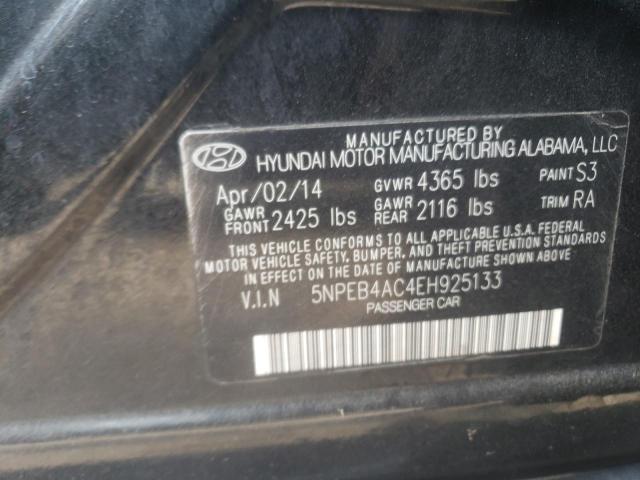 Photo 11 VIN: 5NPEB4AC4EH925133 - HYUNDAI SONATA GLS 