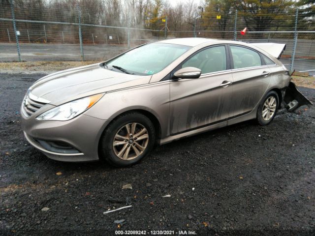 Photo 1 VIN: 5NPEB4AC4EH941025 - HYUNDAI SONATA 