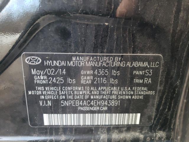 Photo 11 VIN: 5NPEB4AC4EH943891 - HYUNDAI SONATA GLS 