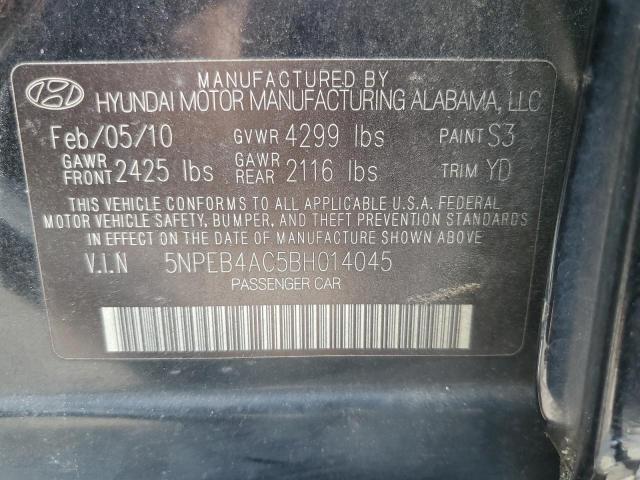 Photo 12 VIN: 5NPEB4AC5BH014045 - HYUNDAI SONATA 