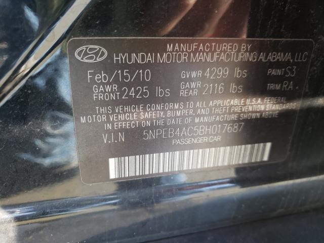 Photo 9 VIN: 5NPEB4AC5BH017687 - HYUNDAI SONATA GLS 