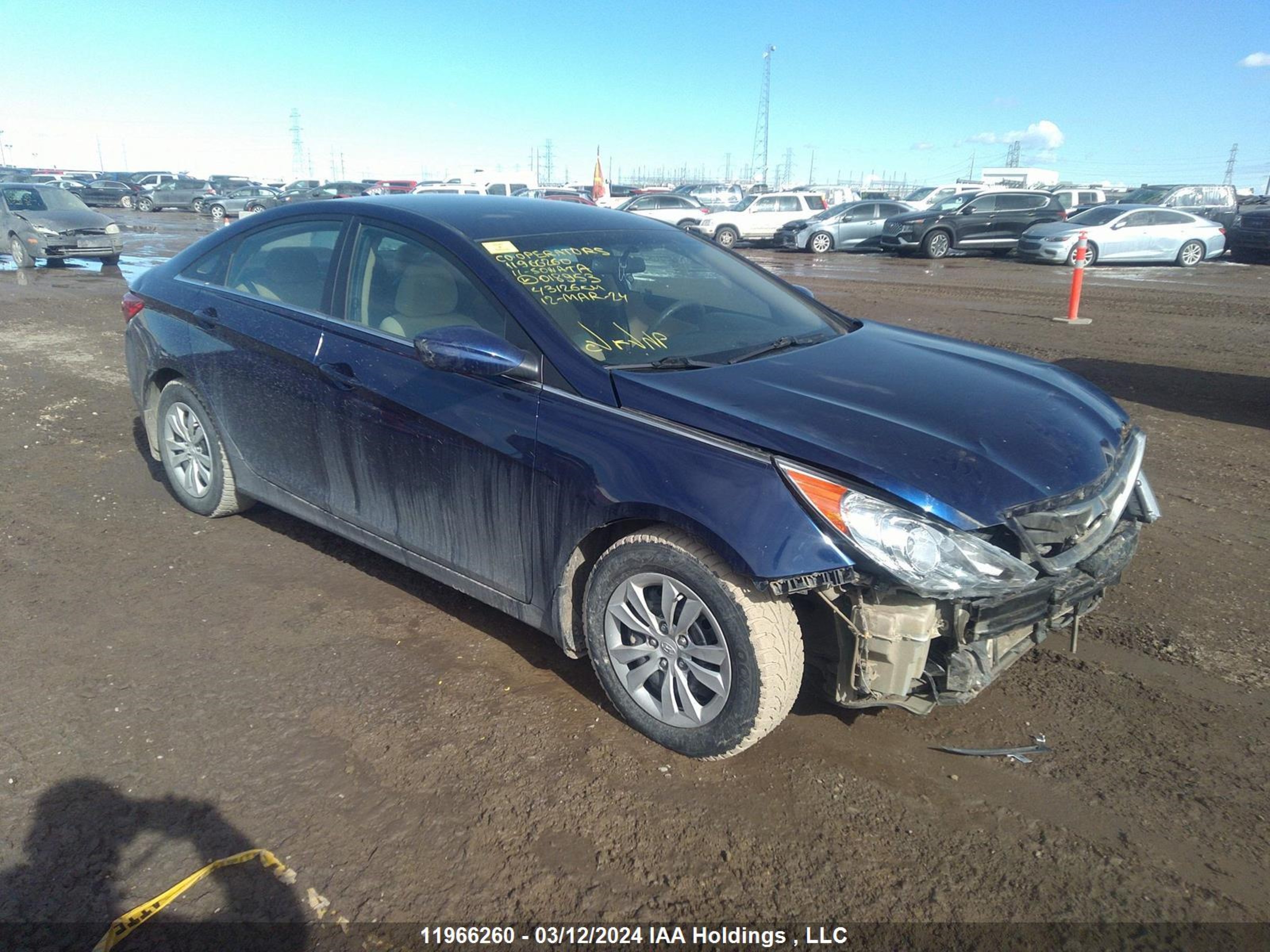 Photo 0 VIN: 5NPEB4AC5BH018953 - HYUNDAI SONATA 