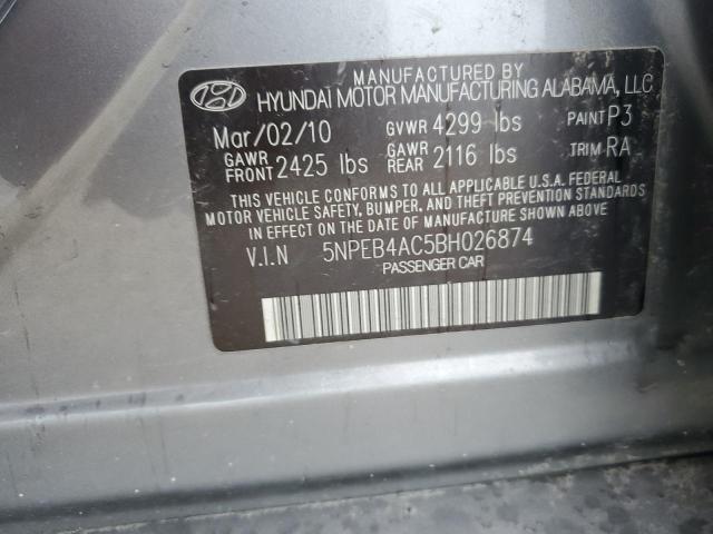 Photo 11 VIN: 5NPEB4AC5BH026874 - HYUNDAI SONATA 