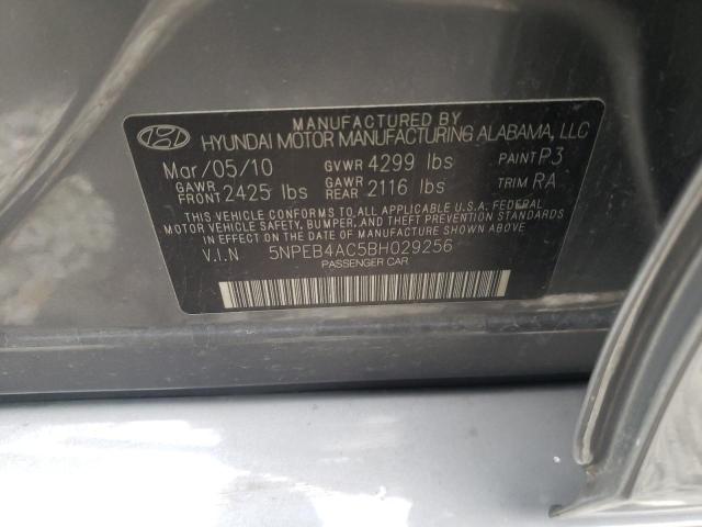 Photo 9 VIN: 5NPEB4AC5BH029256 - HYUNDAI SONATA GLS 