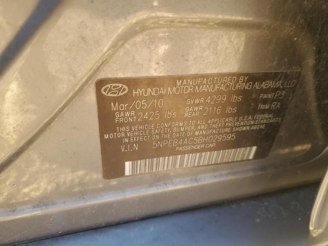 Photo 11 VIN: 5NPEB4AC5BH029595 - HYUNDAI SONATA GLS 