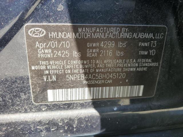 Photo 11 VIN: 5NPEB4AC5BH045120 - HYUNDAI SONATA GLS 