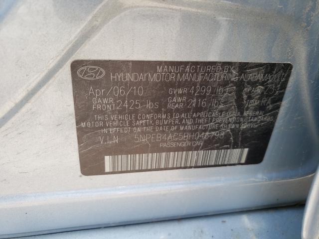 Photo 9 VIN: 5NPEB4AC5BH046798 - HYUNDAI SONATA GLS 