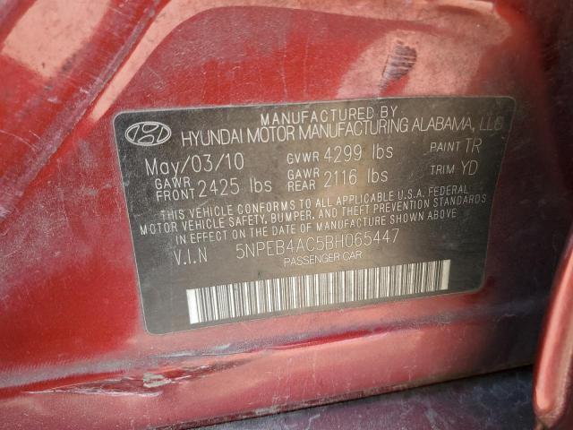 Photo 11 VIN: 5NPEB4AC5BH065447 - HYUNDAI SONATA GLS 