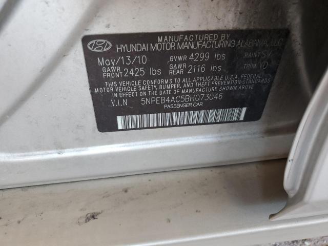 Photo 11 VIN: 5NPEB4AC5BH073046 - HYUNDAI SONATA GLS 