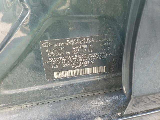 Photo 11 VIN: 5NPEB4AC5BH081387 - HYUNDAI SONATA GLS 