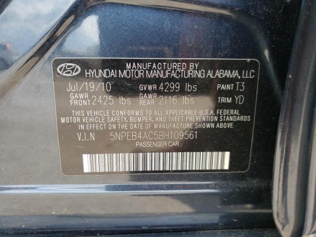 Photo 11 VIN: 5NPEB4AC5BH109561 - HYUNDAI SONATA GLS 