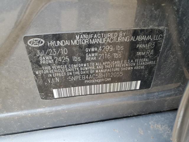 Photo 9 VIN: 5NPEB4AC5BH112055 - HYUNDAI SONATA GLS 