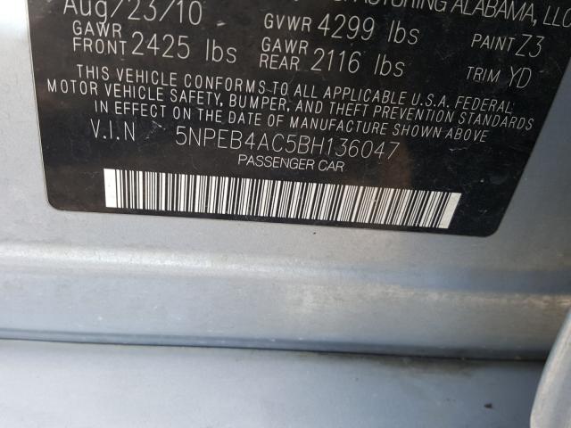 Photo 9 VIN: 5NPEB4AC5BH136047 - HYUNDAI SONATA GLS 