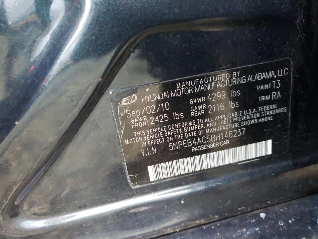 Photo 9 VIN: 5NPEB4AC5BH146237 - HYUNDAI SONATA GLS 