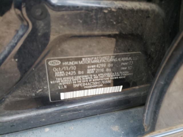 Photo 9 VIN: 5NPEB4AC5BH176886 - HYUNDAI SONATA 